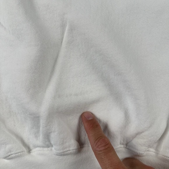 Vtg Triumph Sweatshirt Men's‎ XL White Motorcycle Trust Me Distressed Biker - Picture 15 of 16